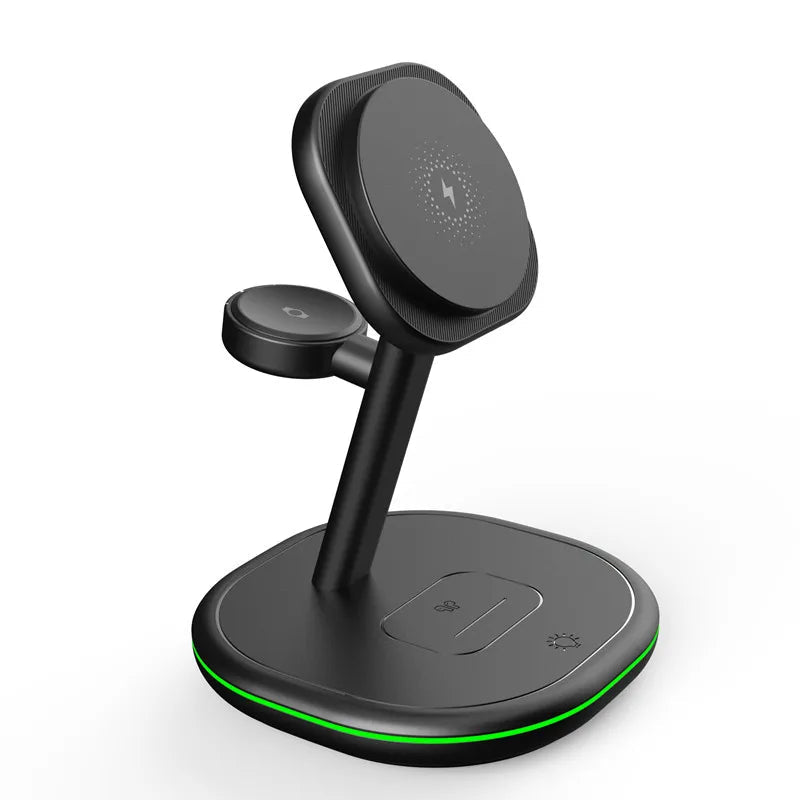 3 In 1 Magnetic Wireless Fast Charging Station For iPhone and Apple Watch
