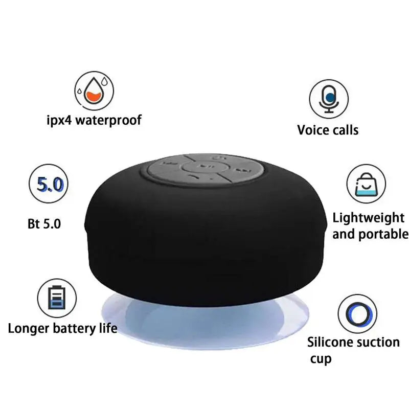 Mini Waterproof Bathroom Speaker – Smart Home Gadgets by Oikonova