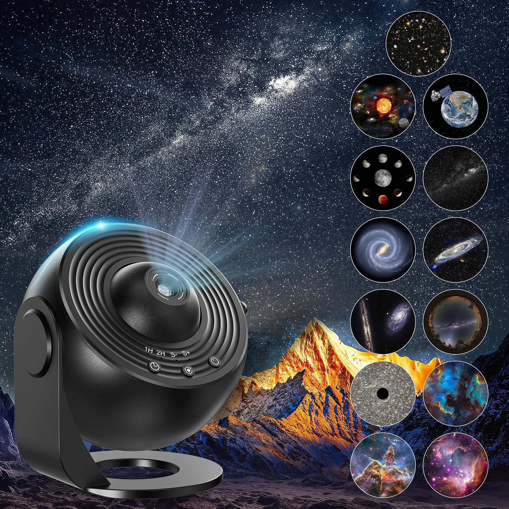 Galaxy Projector Night Light – Smart Home Gadgets by Oikonova