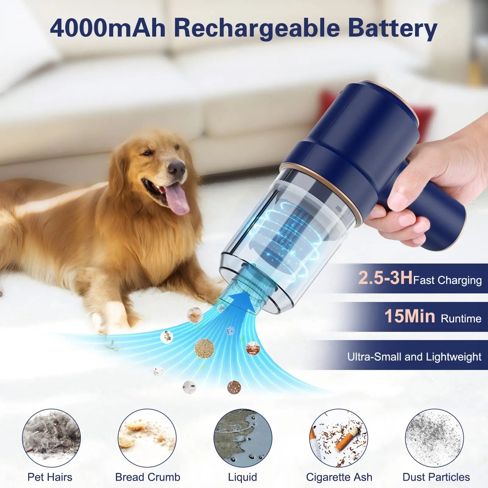 Portable Wireless Vacuum Cleaner – Smart Home Gadgets by Oikonova