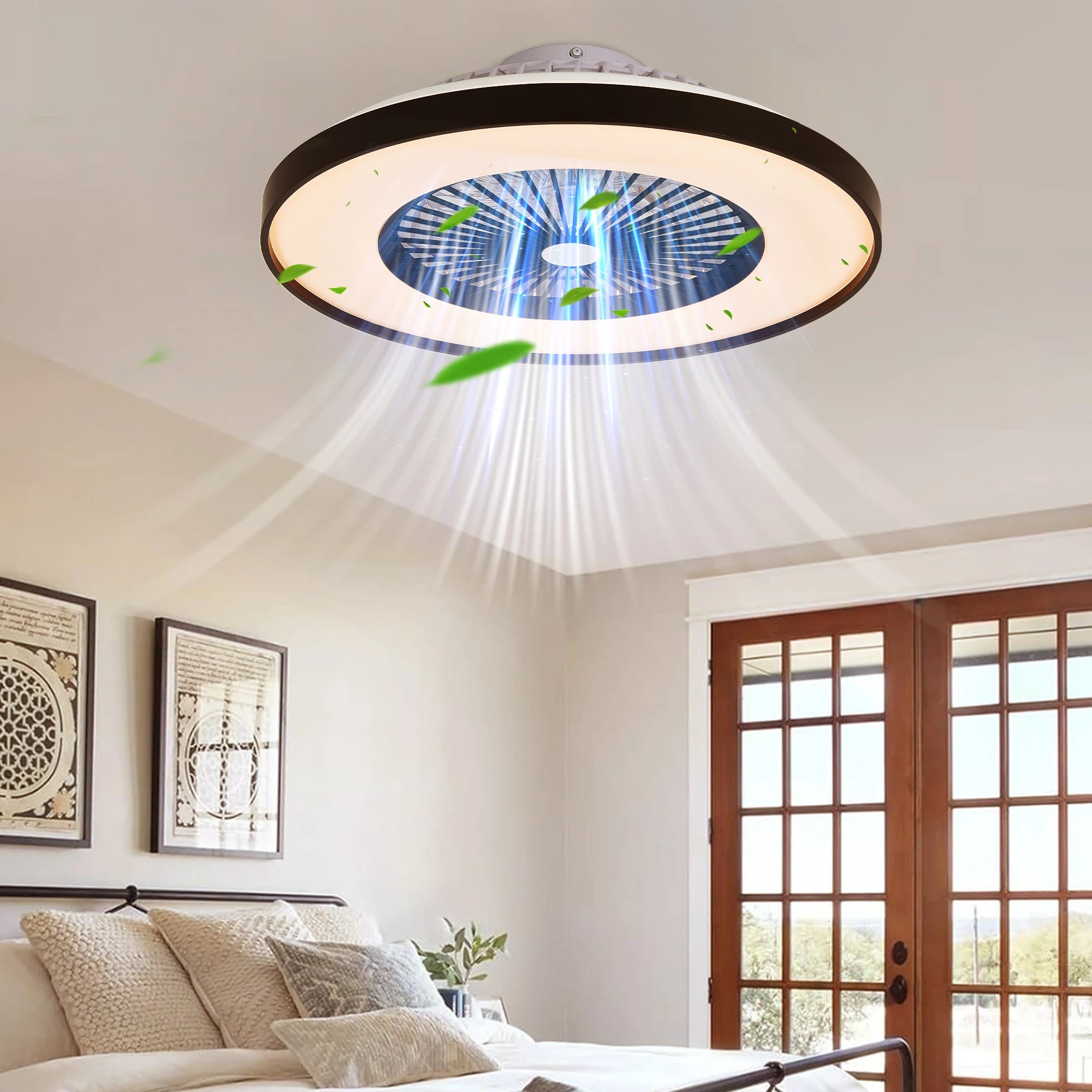Bladeless Ceiling Fan Light – Smart Home Gadgets by Oikonova