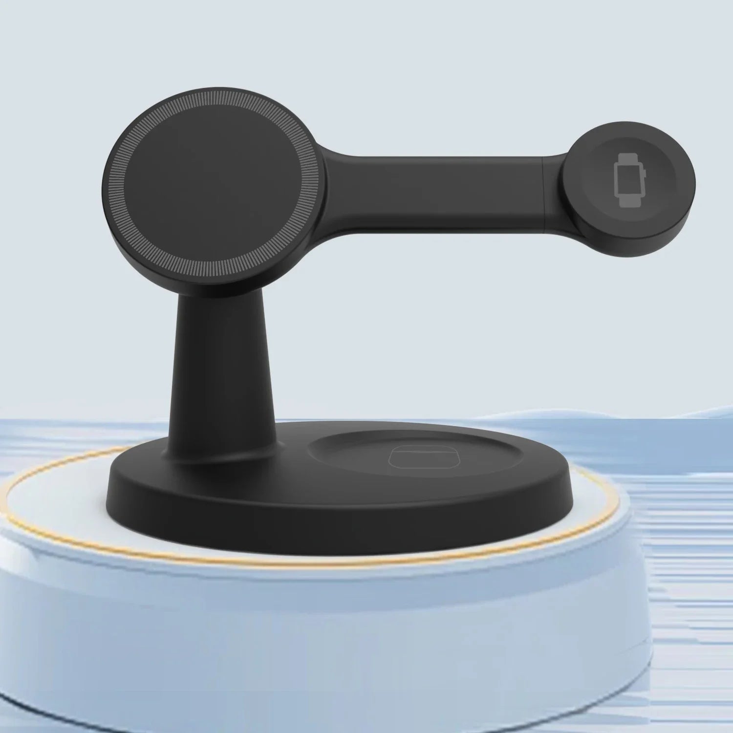 3 In 1 Magnetic Wireless Fast Charging Station For iPhone and Apple Watch