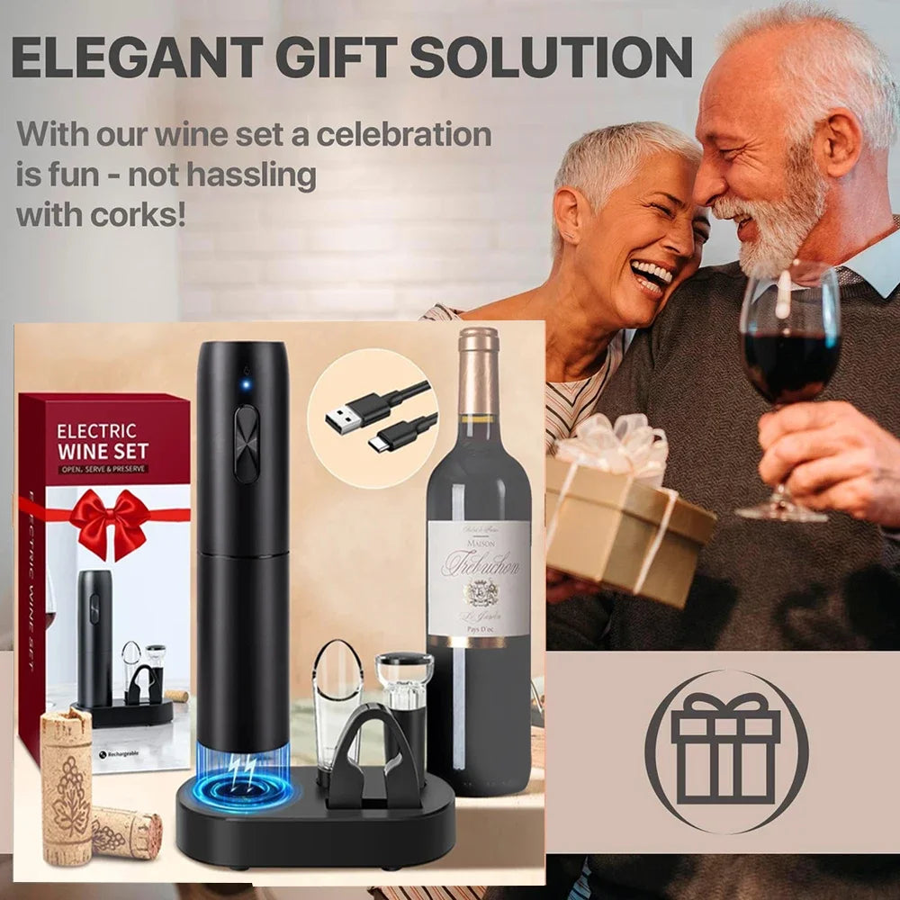 Electric Wine Bottle Opener – Smart Home Gadgets by Oikonova