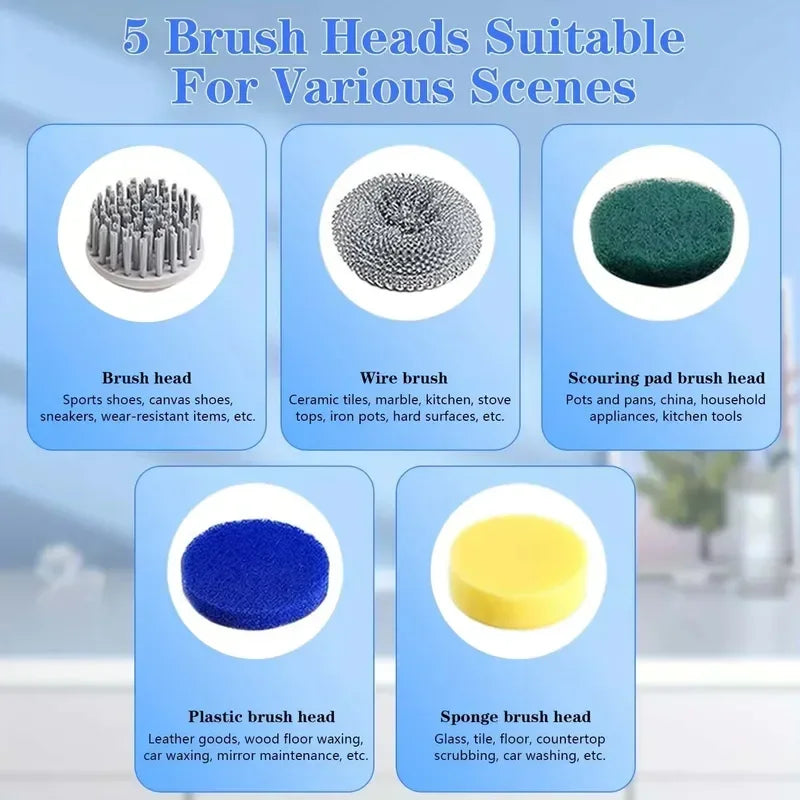 Wireless Electric Cleaning Brush – Smart Home Gadgets by Oikonova