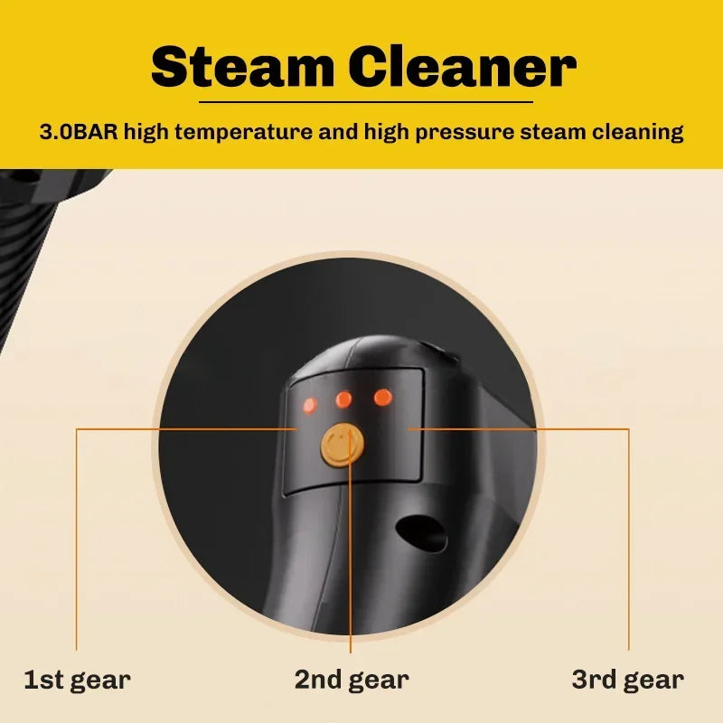 High-Pressure 2500W Handheld Steam Cleaner
