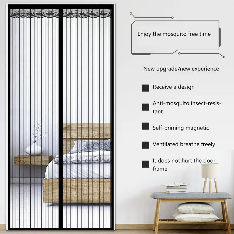 100×210cm Magnetic Anti-Mosquito Door Curtain