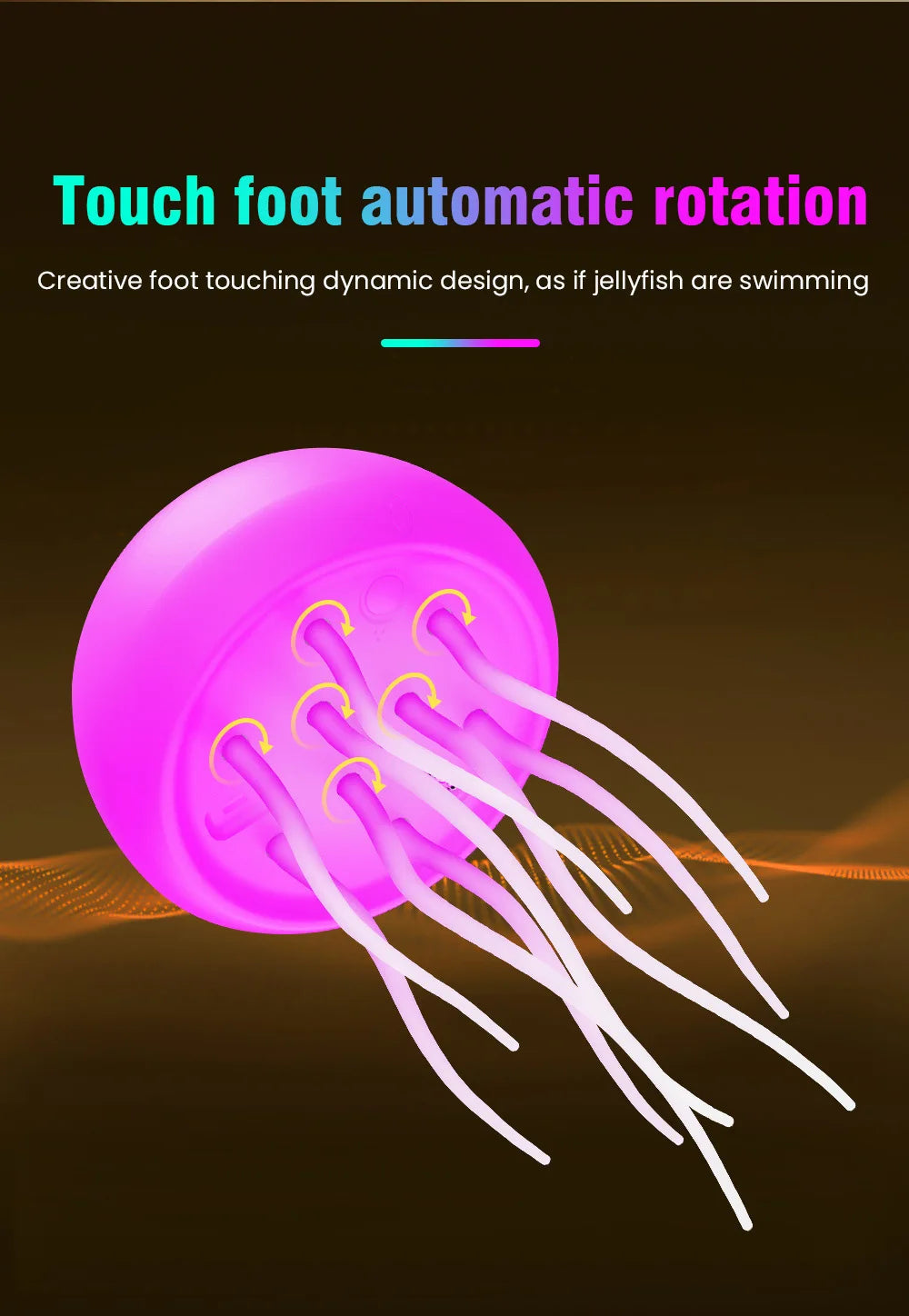 Voice Control Jellyfish Lamp
