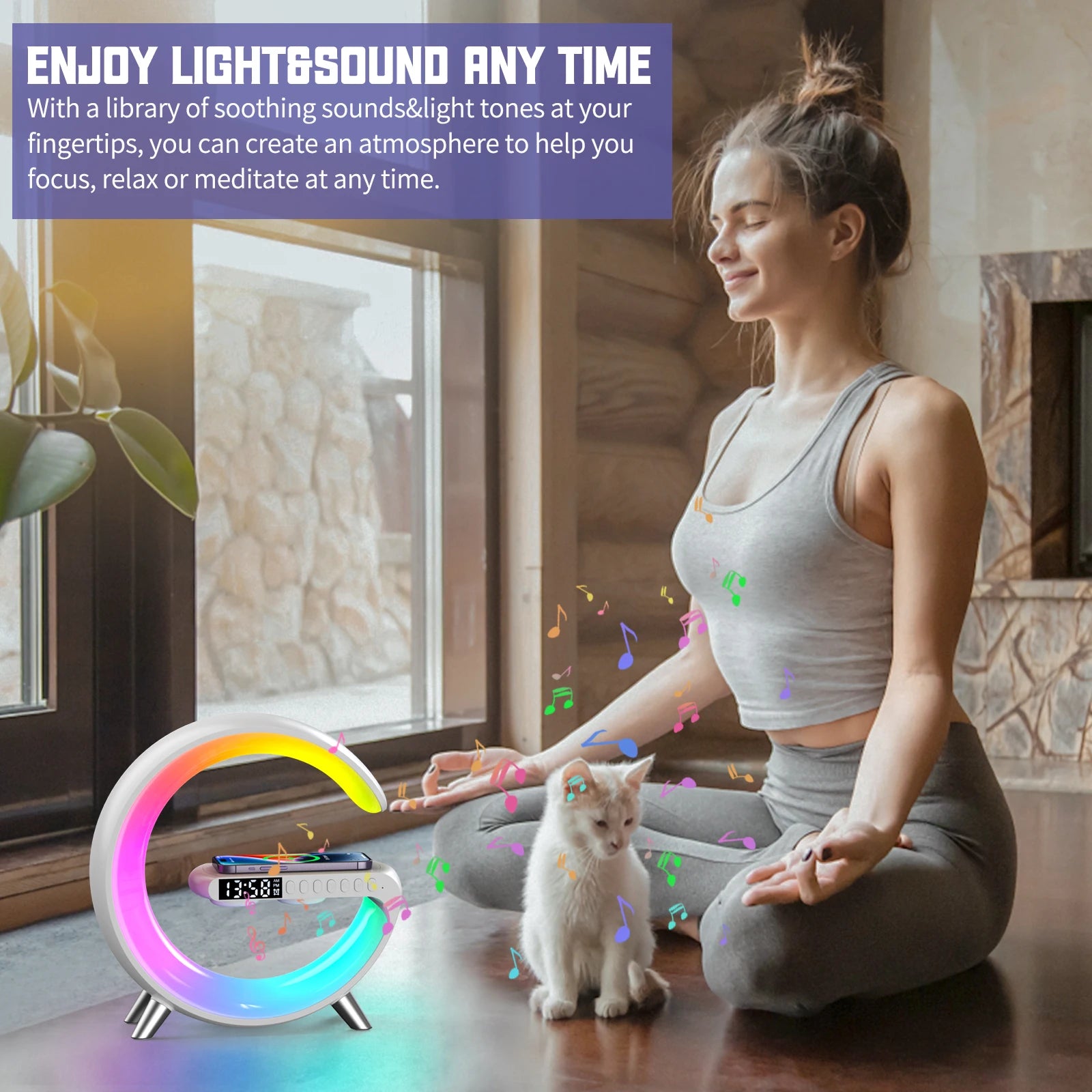 Multifunctional Music Alarm Clock – Smart Home Gadgets by Oikonova