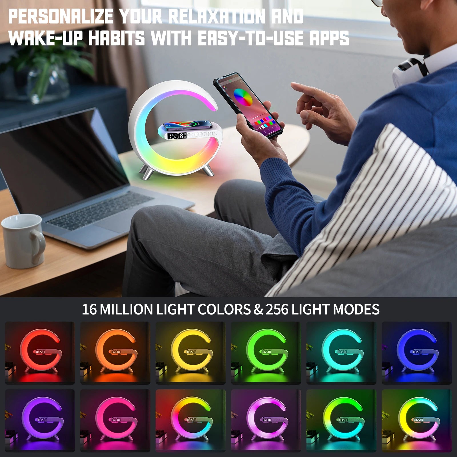 Multifunctional Music Alarm Clock – Smart Home Gadgets by Oikonova