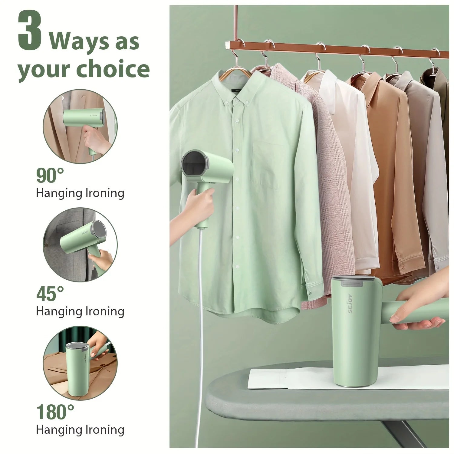 Portable Garment Steam Iron – Smart Home Gadgets by Oikonova