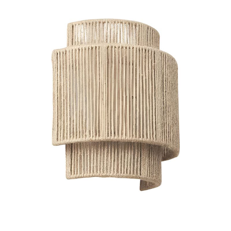 Retro Rattan Wall Lamp