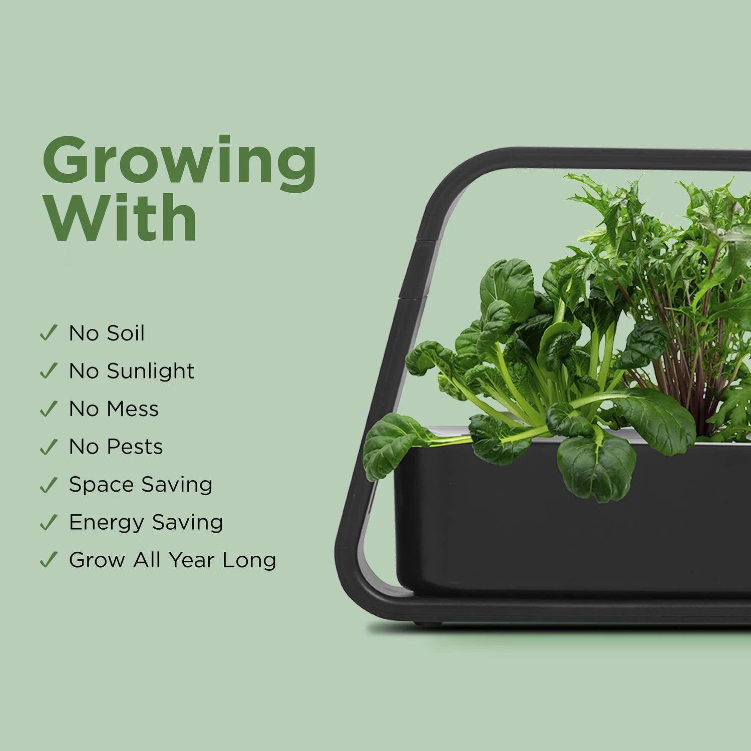 Hydroponics Plant Growing System – Smart Home Gadgets by Oikonova