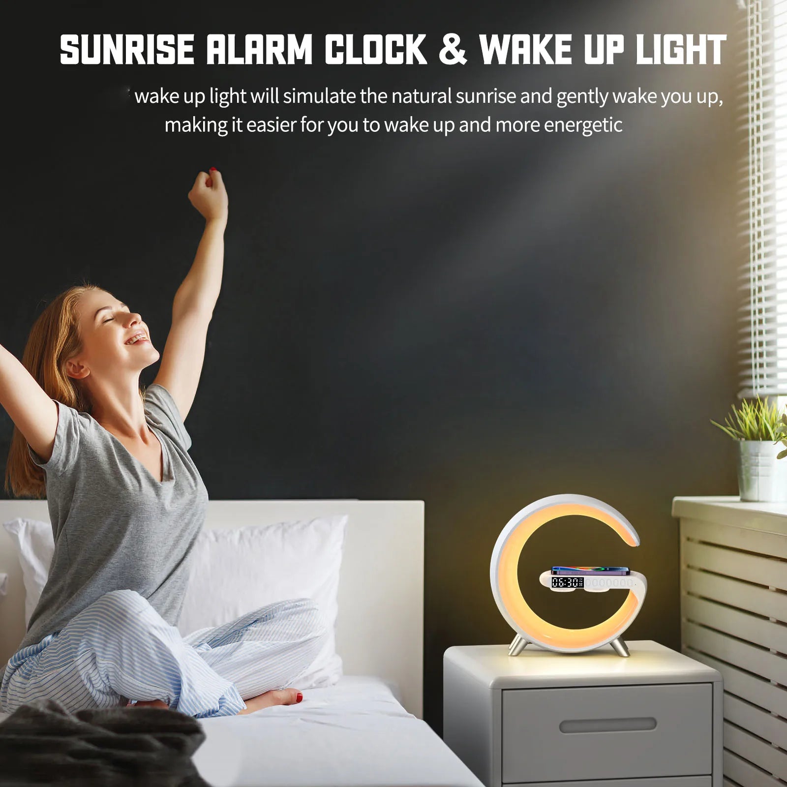Multifunctional Music Alarm Clock – Smart Home Gadgets by Oikonova