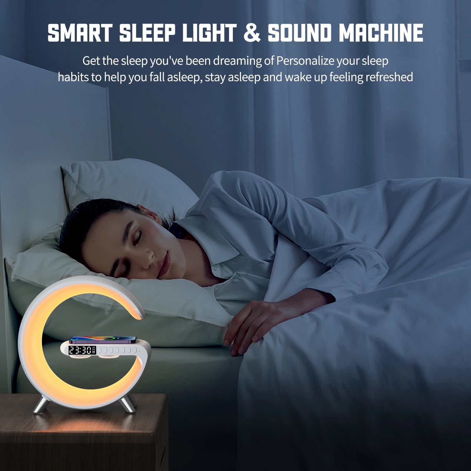 Multifunctional Music Alarm Clock – Smart Home Gadgets by Oikonova