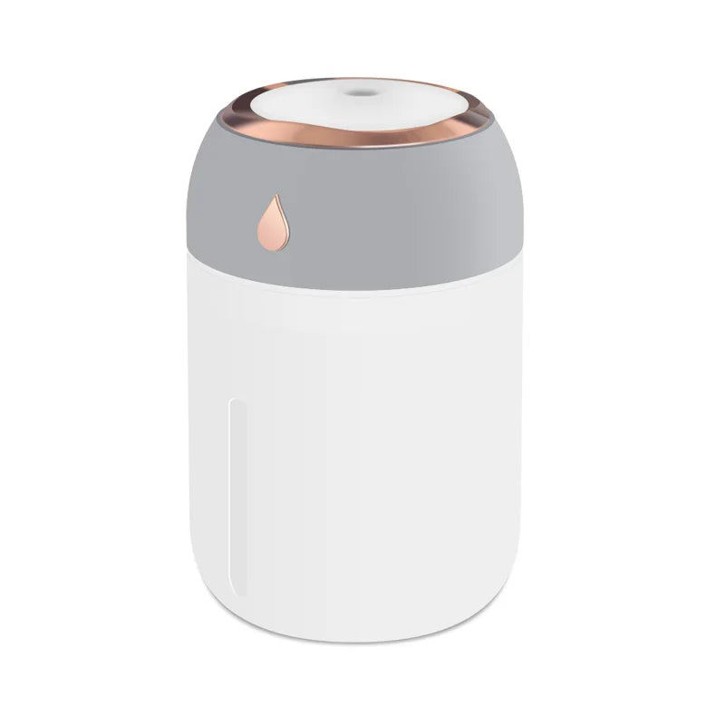 Portable Mini Air Humidifier & Aroma Diffuser with LED Light